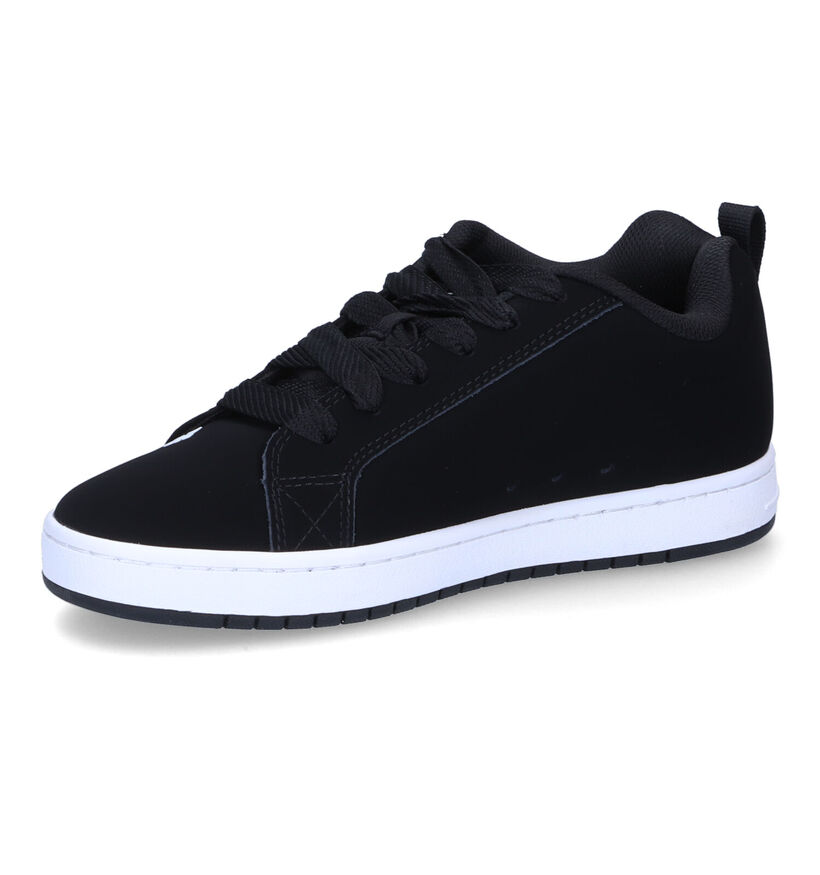 DC Shoes Court Graffik Baskets en Noir en simili cuir (303236)