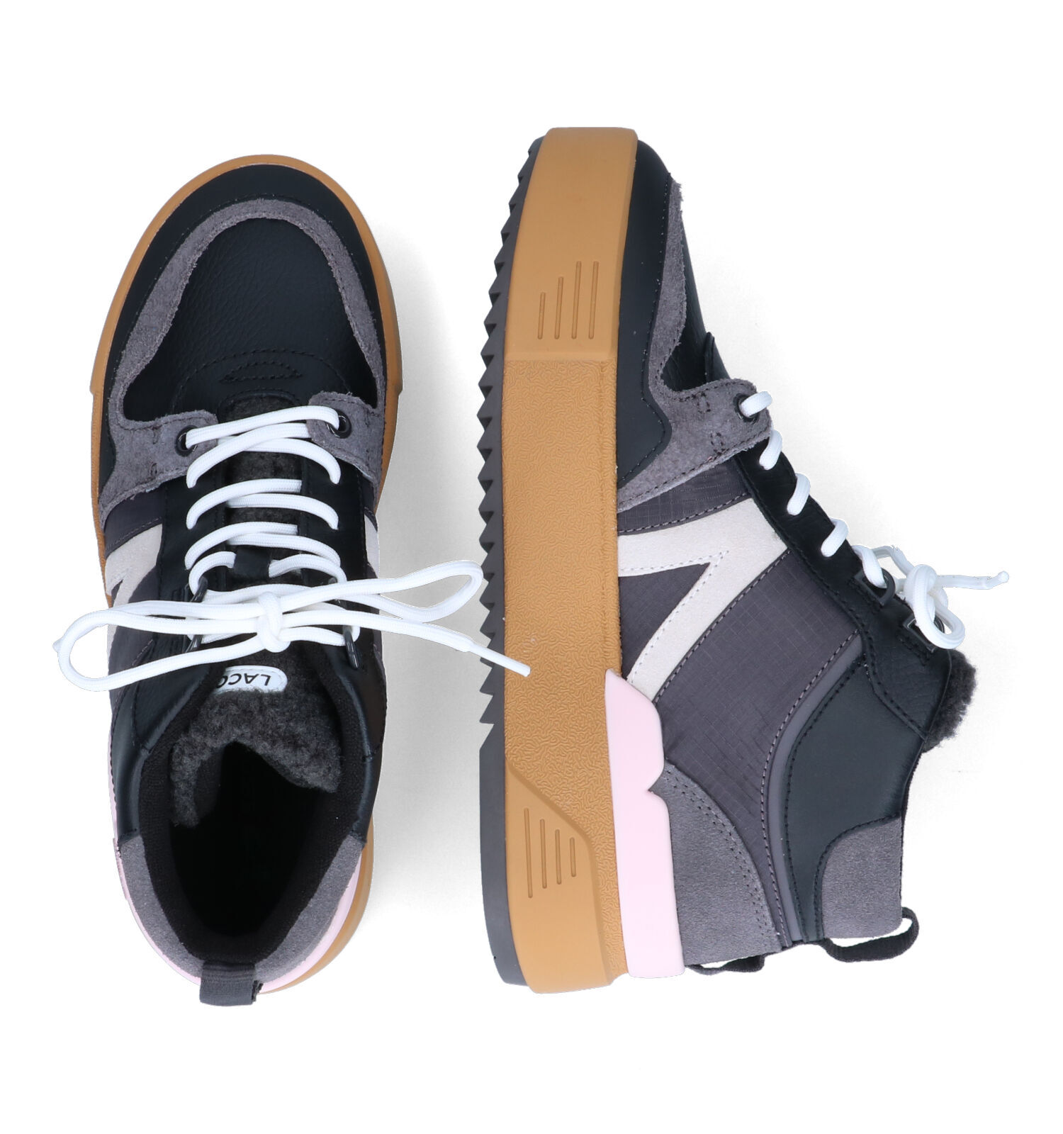 Lacoste discount zwarte sneakers