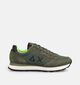 Sun68 Tom Fluo Chaussures plates en Vert kaki pour hommes (379399) - pour semelles orthop&eacute;diques