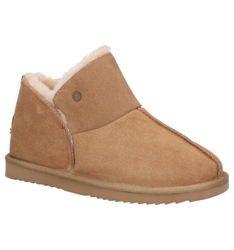 Warmbat Willow Kaki Wollen Hoge pantoffels voor dames (330328)