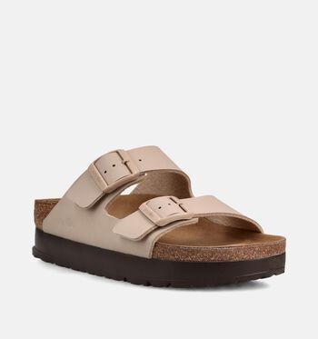 Birkenstock Arizona Slippers Black/Sandcastle