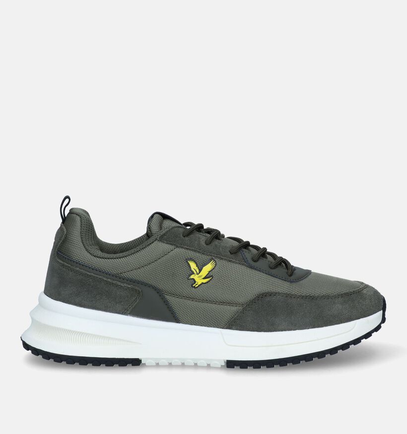Lyle & Scott Alford Kaki Veterschoenen voor heren (329551) - geschikt voor steunzolen