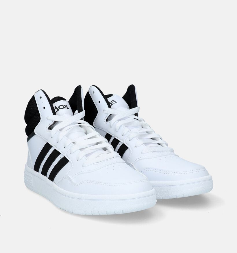 adidas Hoops 3.0 Mid Baskets en Blanc pour femmes (329411)