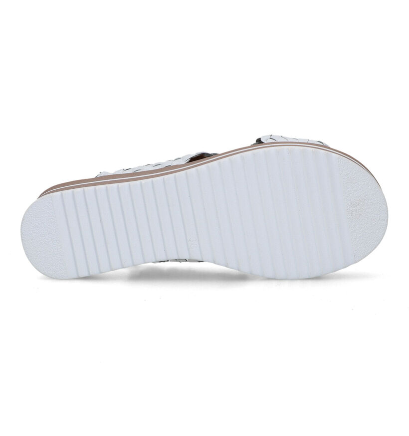 Oh My Sandals Sandales compensées en Blanc pour femmes (340080)