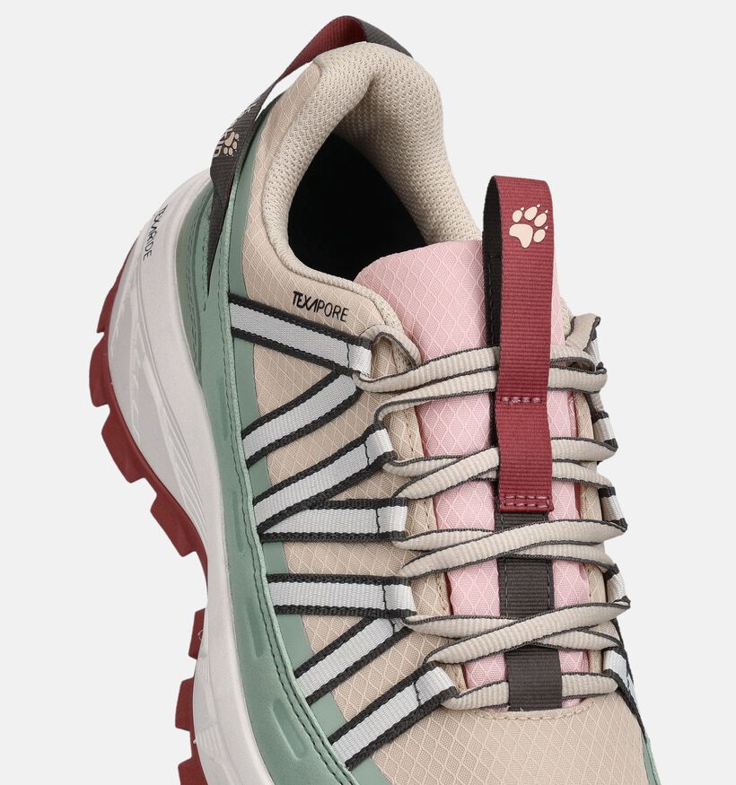 Jack Wolfskin Wild Hike Texapore Low Chaussures outdoor en Beige pour femmes (371961) - pour semelles orthop&eacute;diques