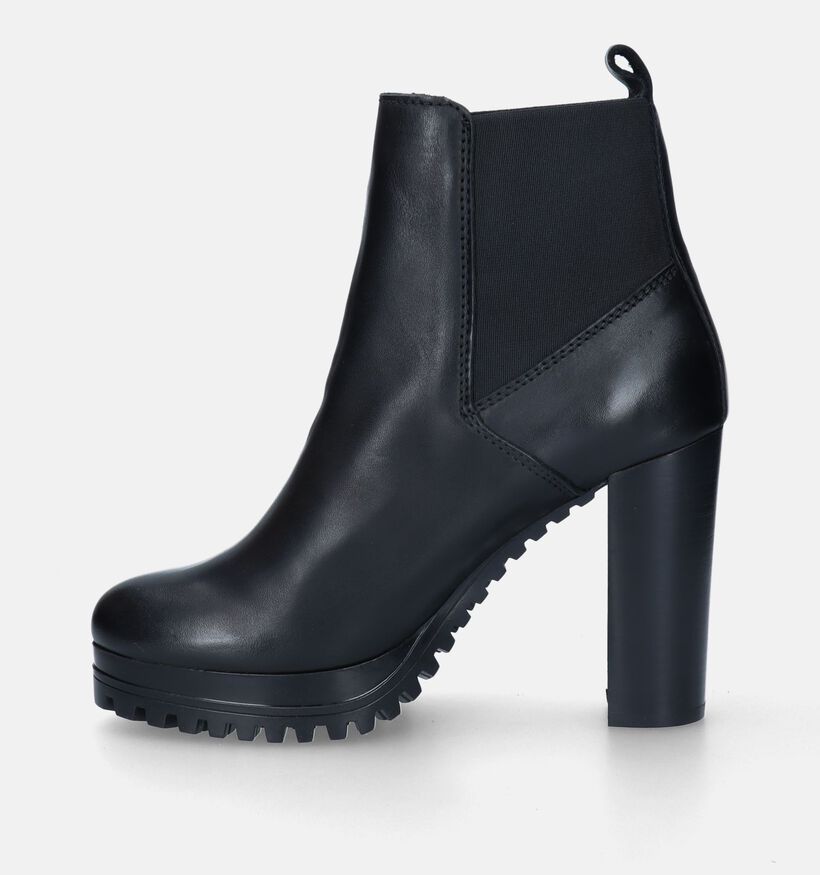 Tommy Hilfiger Iconic Bottines avec talon haut en Noir pour femmes (329323)