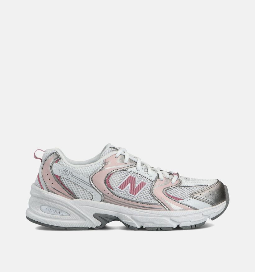 New Balance 530 Baskets Basses en Rose pour filles (365017) - pour semelles orthopédiques