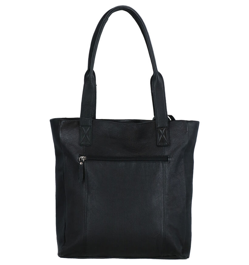 Burkely Just Jackie Zwarte Shopper in leer (273339)