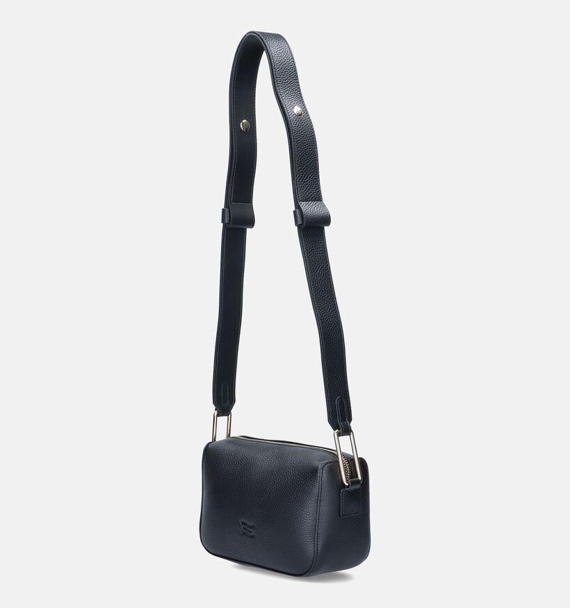 Crinkles Sac porté croisé en Noir pour femmes (349016)