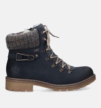 Veterboots blauw