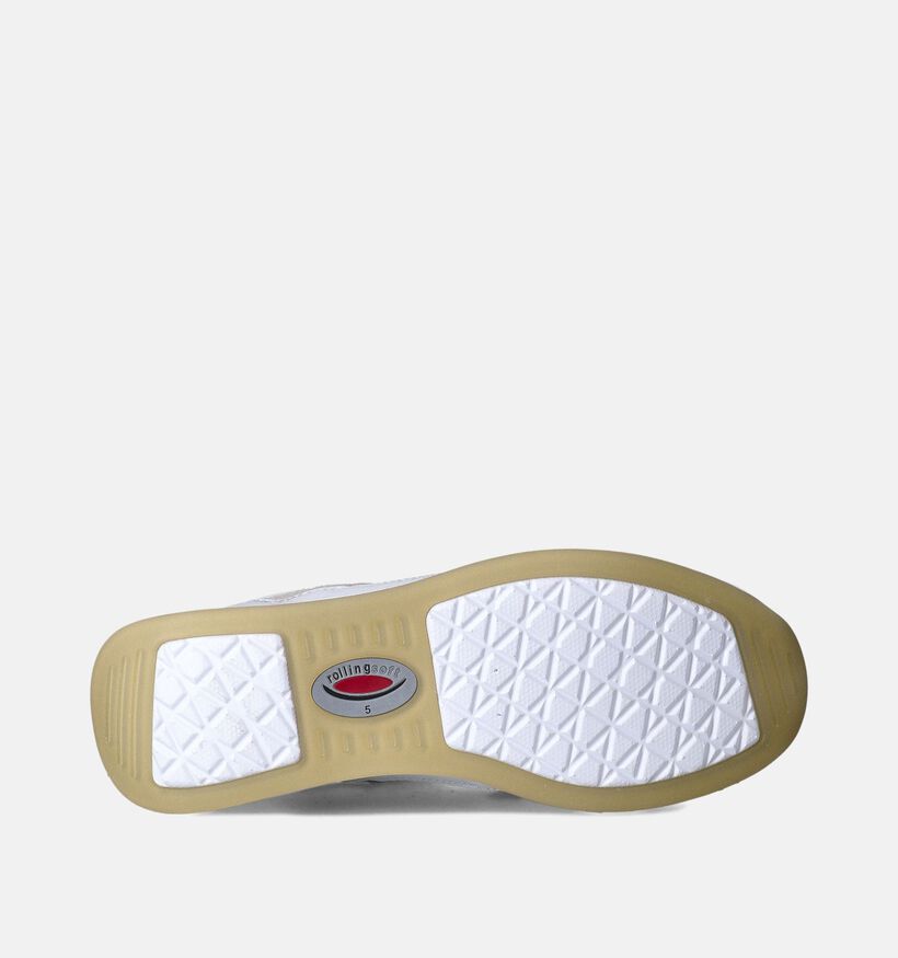 Gabor Rollingsoft Witte Veterschoenen voor dames (352069) - geschikt voor steunzolen