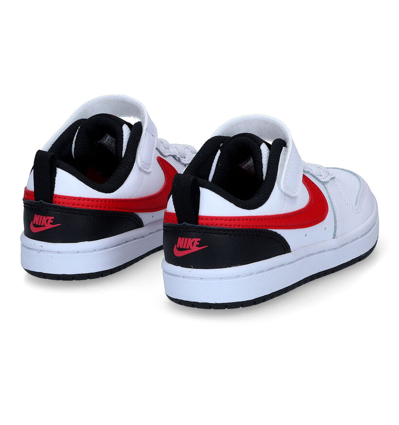 Nike Court Borough Low Baskets en Noir pour garçons (321351)