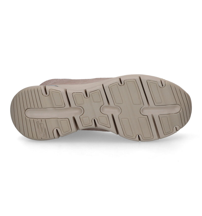 Skechers Arch Fit Smooth Taupe Sneakers voor dames (312798) - geschikt voor steunzolen