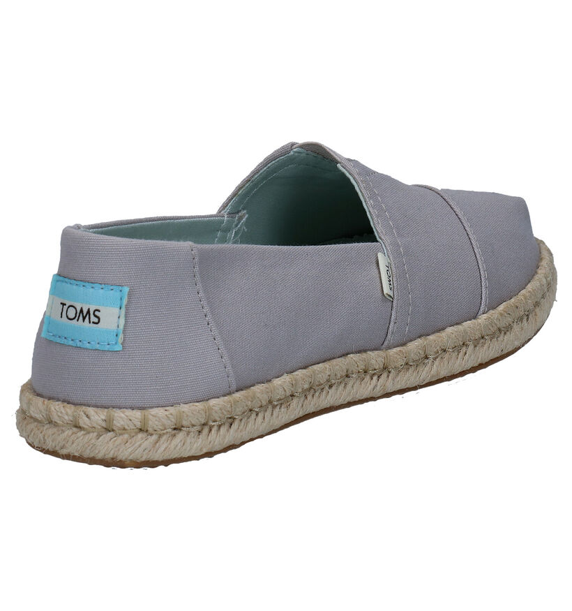 Toms Alpargata  Espadrilles en Gris en textile (269359)