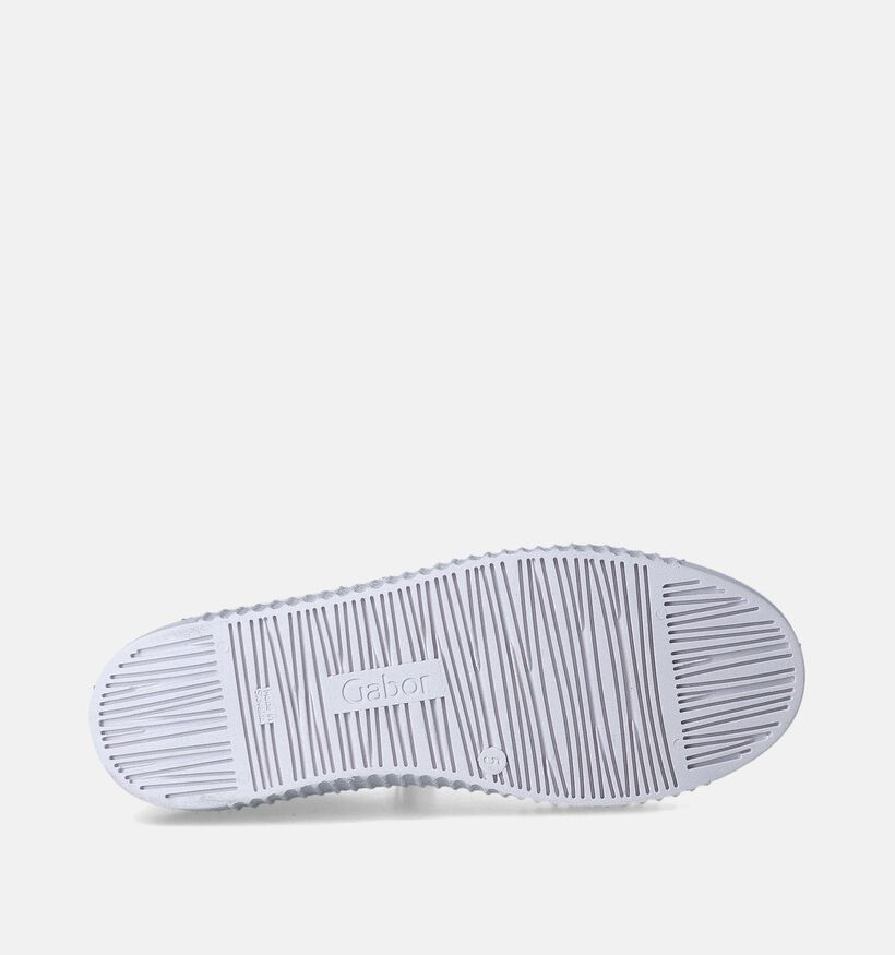 Gabor Witte Veterschoenen voor dames (352042) - geschikt voor steunzolen