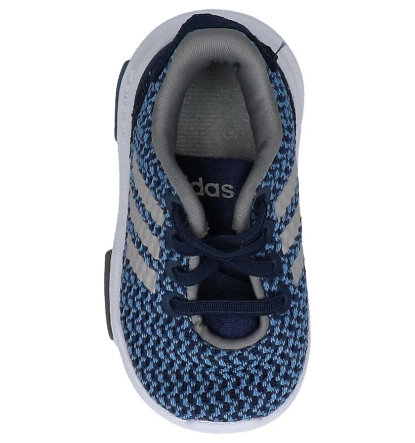 adidas Racer TR Baskets en Bleu en textile (221818)