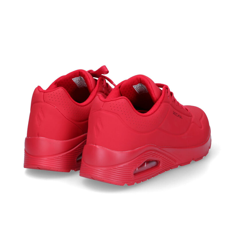 Skechers Uno Stand On Air Rode Sneakers voor heren (318126)