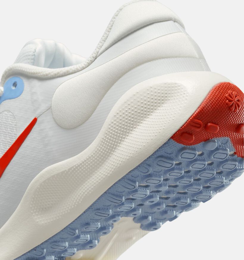 Nike Revolution Baskets basses en Blanc pour filles, garçons (357207) - pour semelles orthopédiques