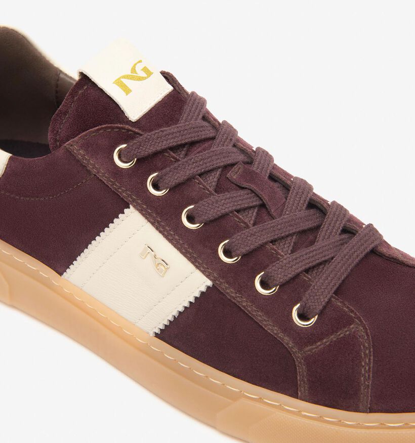 NeroGiardini Bordeaux Sneakers voor dames (374319) - geschikt voor steunzolen