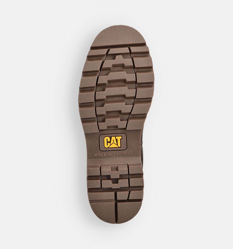 Caterpillar Boots à lacets en Marron pour hommes (361122) - pour semelles orthopédiques