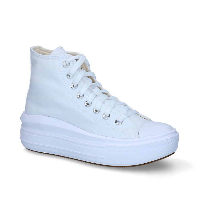 Converse Chuck Taylor AS Move High Baskets en Blanc pour femmes (317107) - pour semelles orthopédiques