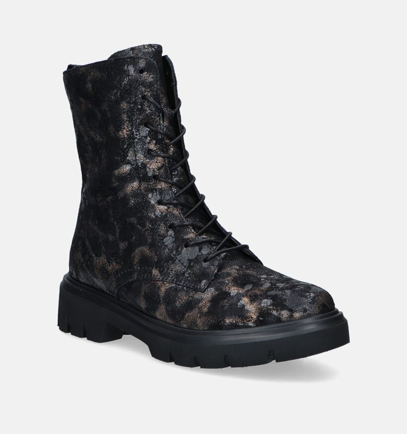 Remonte Boots à lacets en Noir pour femmes (347248)