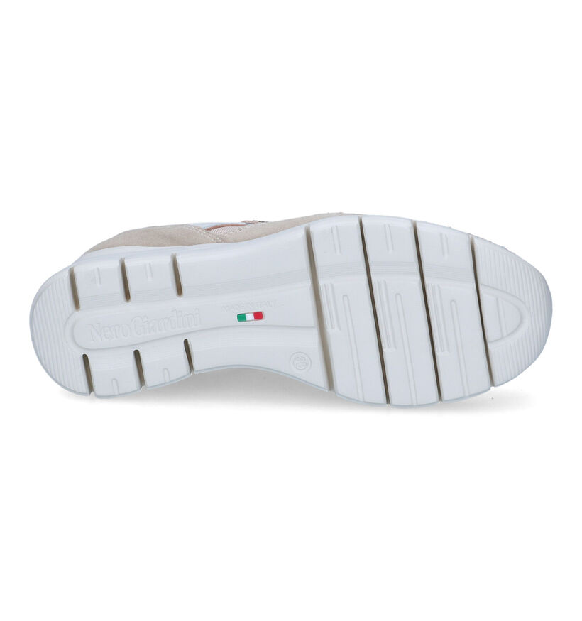 NeroGiardini Beige Wedge Sneakers voor dames (321130) - geschikt voor steunzolen