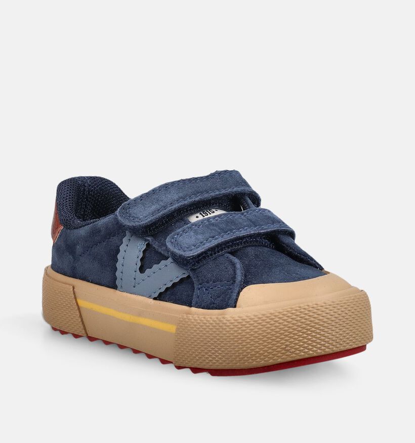 Victoria Donkerblauwe Schoenen met Velcro voor jongens (379097) - geschikt voor steunzolen