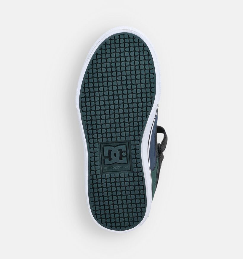 DC Shoes Pure Baskets montantes en Vert pour filles, garçons (360796) - pour semelles orthopédiques