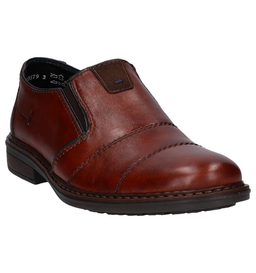 Rieker Chaussures slip-on en Cognac en cuir (277691)