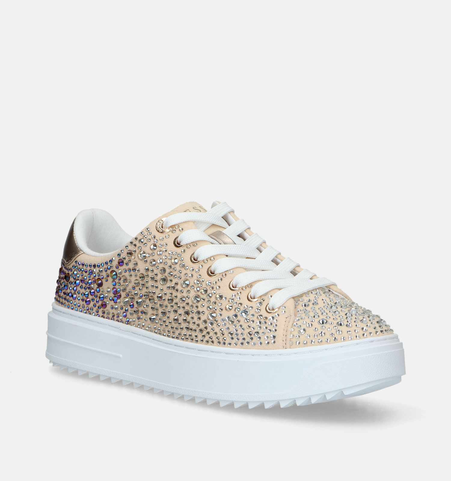 Guess Denesa6 Gouden Sneakers Dames Sneakers Online op TORFS.BE