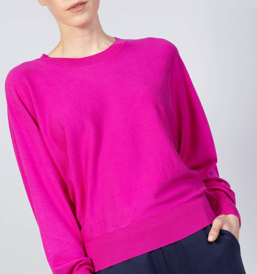 Minus Dana Bat Sleeve Fuchsia Trui voor dames (366700)