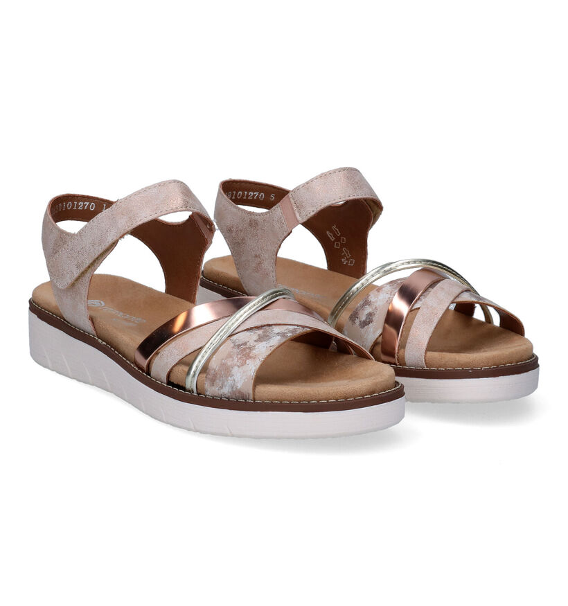 Remonte Gouden Sandalen voor dames (323556) - geschikt voor steunzolen