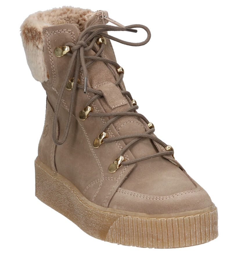 Tamaris Gele Boots in daim (261555)