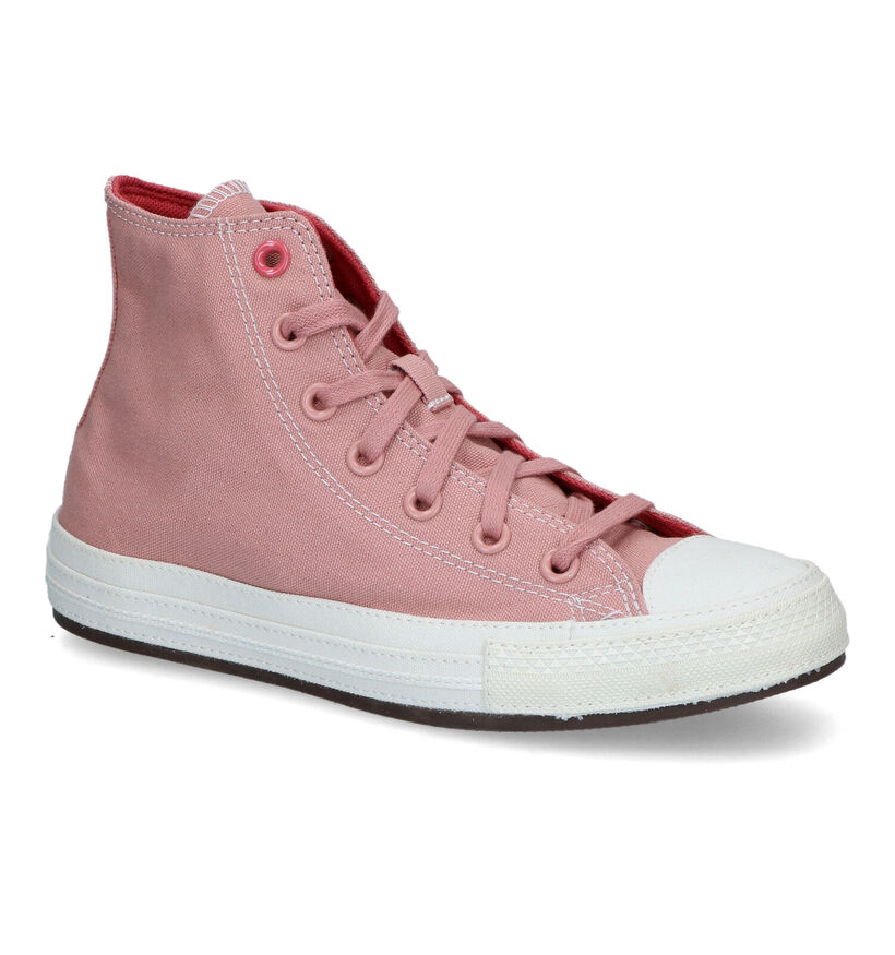 Convers Chuck Taylor All Star Workwear Roze Sneakers in stof (320395)