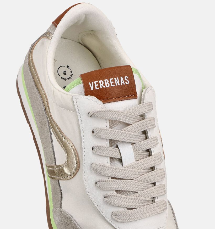 Verbenas Jamaica Pietra Witte Sneakers voor dames (380525) - geschikt voor steunzolen