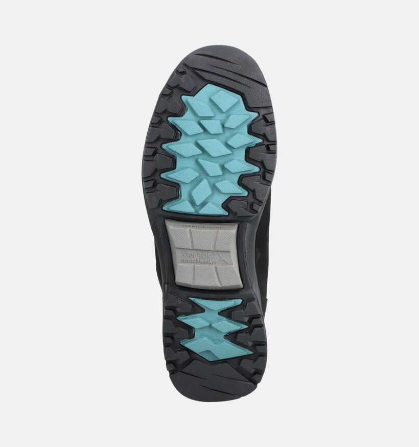 Xsensible Oulu Zwarte Wandelschoenen voor heren (389537) - geschikt voor steunzolen