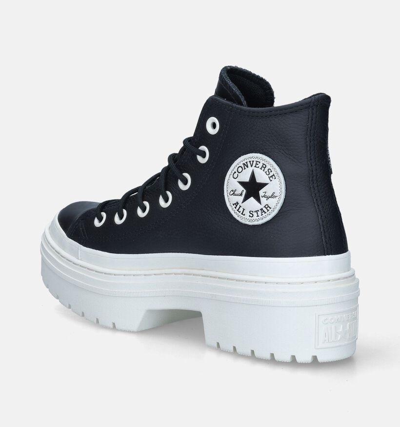 Converse CT All Star Lugged Heel Baskets en Noir pour femmes (348822)