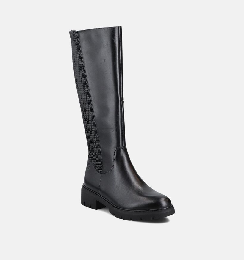 Tamaris Comfort Bottes hautes en Noir pour femmes (362909) - pour semelles orthopédiques