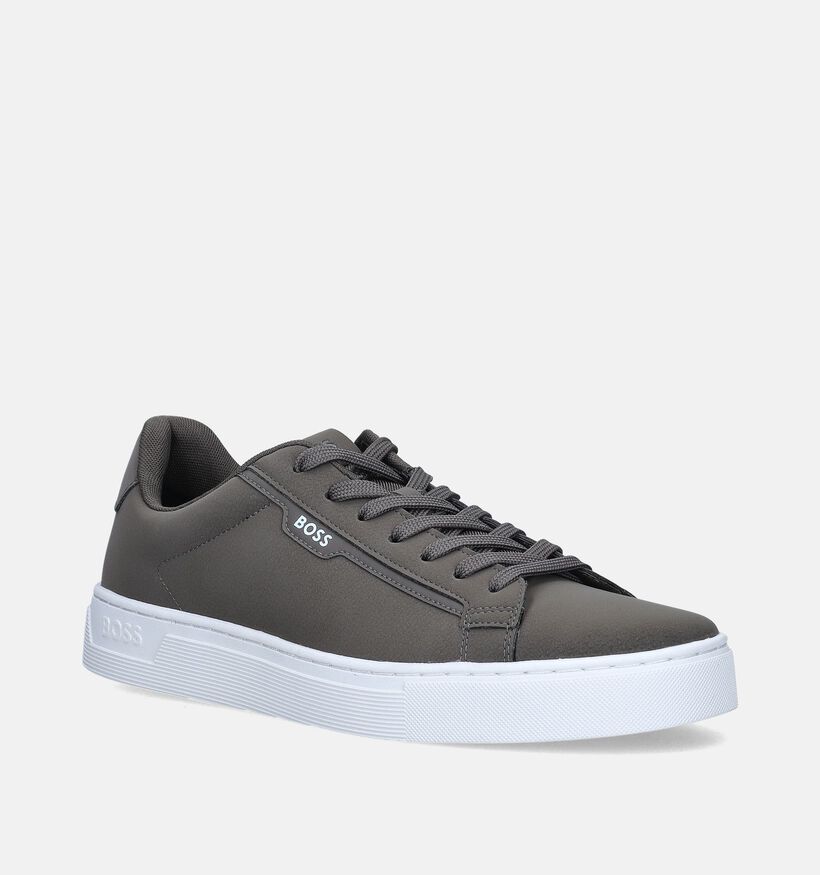 BOSS Rhys Tenn Kaki Veterschoenen voor heren (345700) - geschikt voor steunzolen