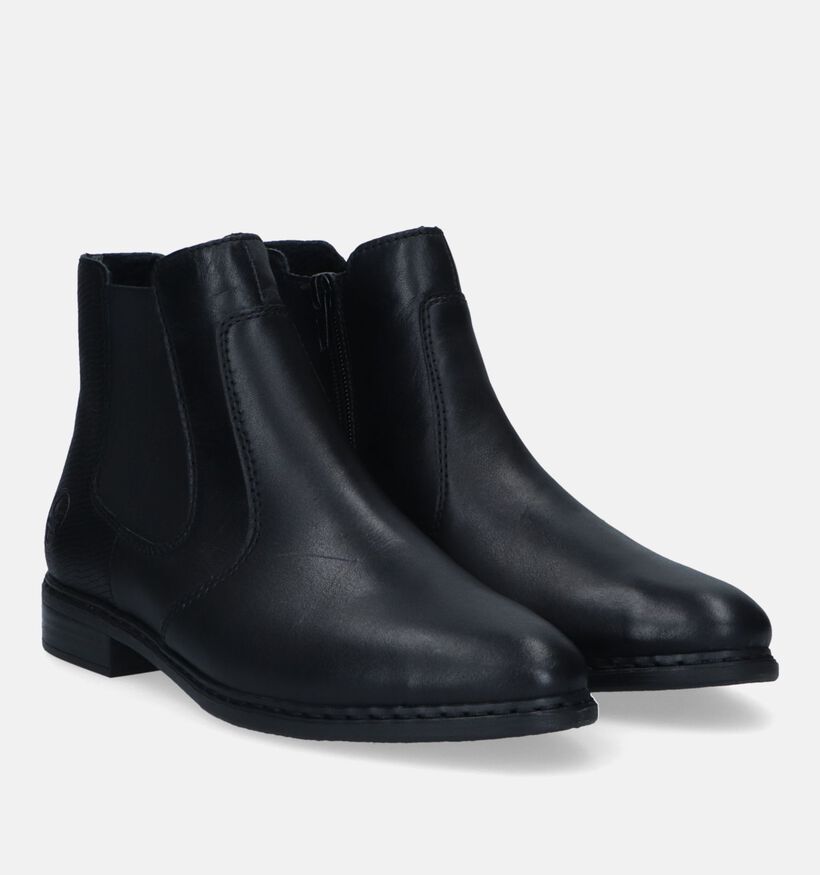 Rieker Bottines plates en Noir pour femmes (331633)