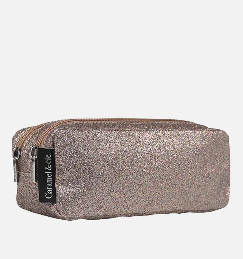 Caramel & cie. Copper Glitter Trousses en Rose pour filles (373726)