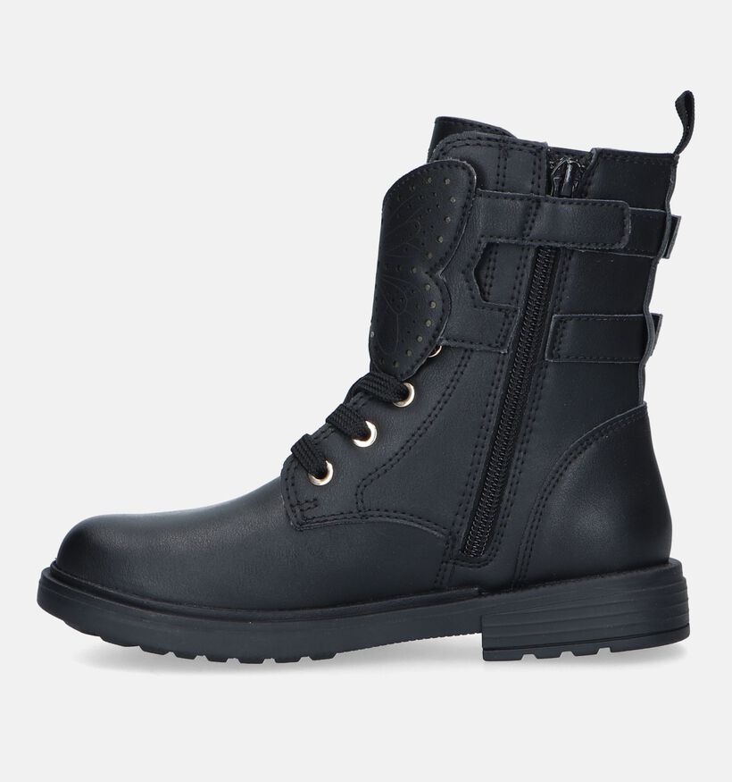 Geox Eclair Zwarte Veterboots voor meisjes (328508)