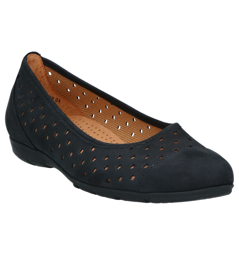 Gabor Hovercraft Ballerines en Noir en nubuck (271654)