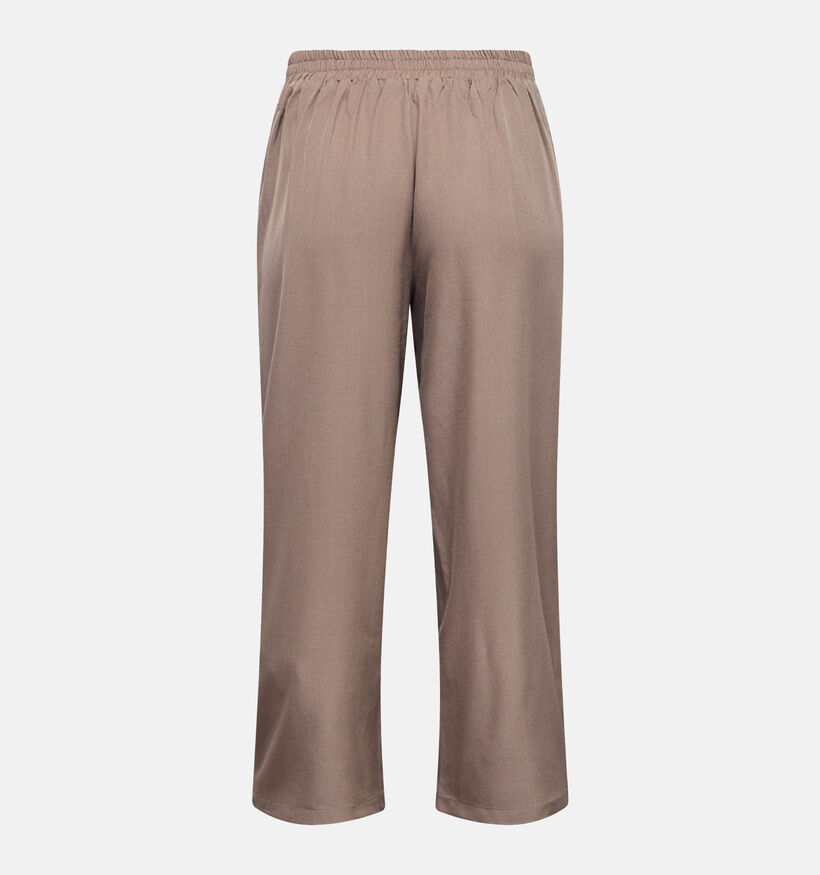 Sisters Point Viksa Pantalon classiques en Beige fonc&eacute; pour femmes (384434)