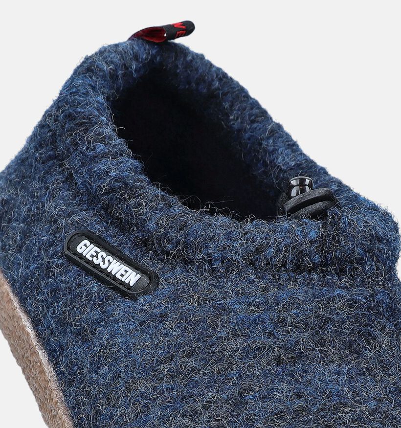 Giesswein Vent Pantoufles en Bleu pour femmes (349155) - pour semelles orthopédiques