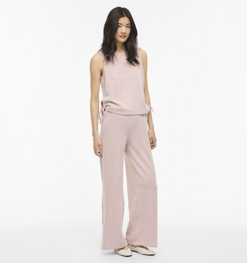 Vila Striplo Tie D&eacute;bardeur en Rose pour femmes (375529)