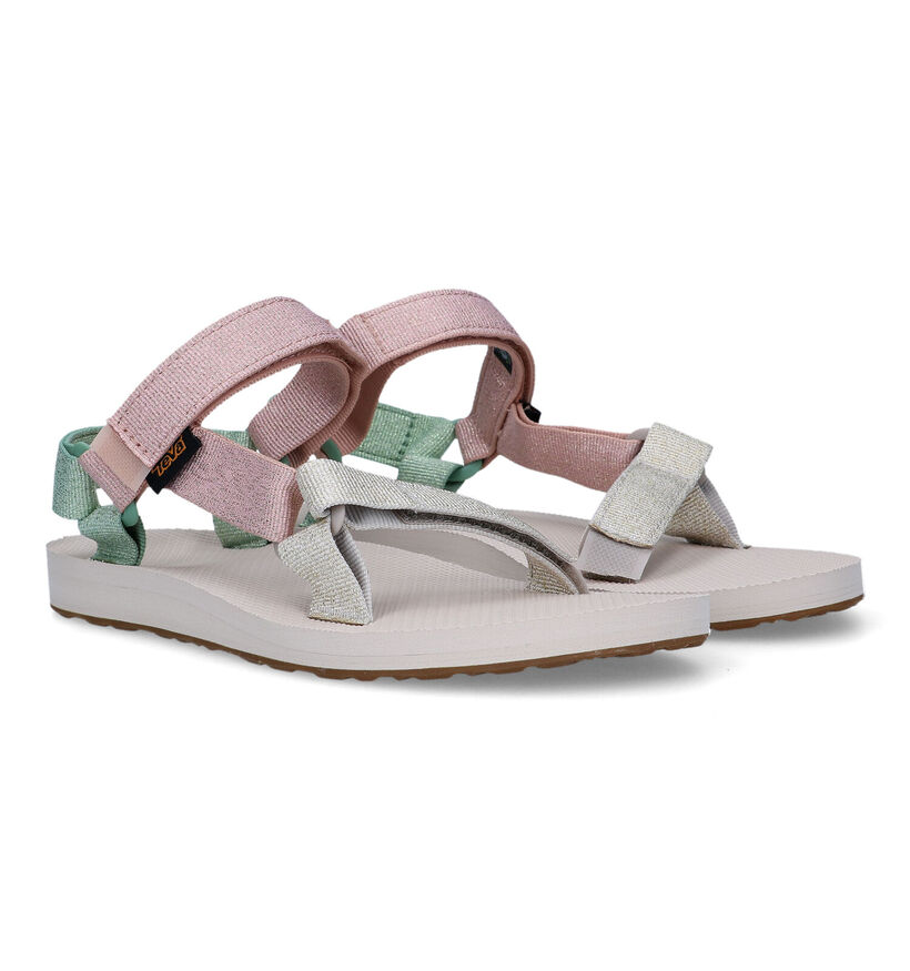 Teva Original Sandales en Rose gold en textile (321755)