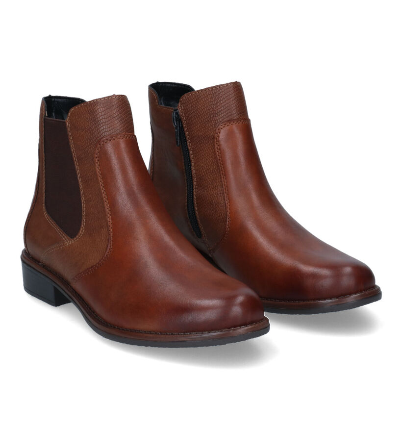 Remonte Bottines plates en Marron pour femmes (315725) - pour semelles orthopédiques