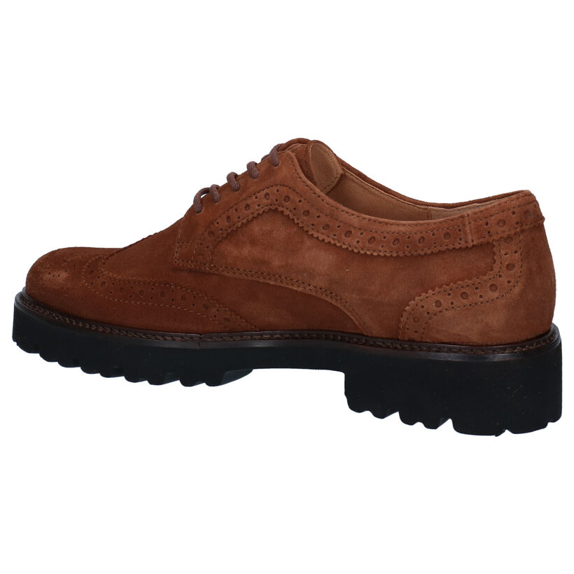 Gabor Best Fitting Cognac Oxford Veterschoenen in nubuck (283537)